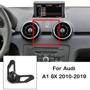 MICMXMO Support Portable Voiture Magnétique pour Audi A1 8X Support  Téléphone Portable Upgrade avec Fentes d'aération Rotation 360° Compatible  avec