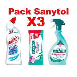 Sanytol Lingettes WC désinfectantes biodégradables x72 - Cdiscount