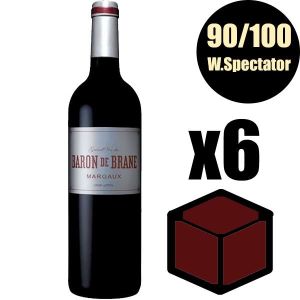 VIN ROUGE X6 Grand Vin du Baron de Brane 2015 75 cl AOC Marg