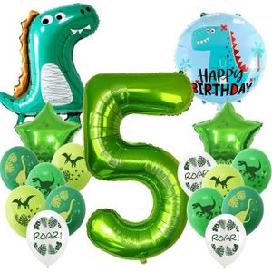 2 Dinosaures Geantes Jonami Décoration Anniversaire Dinosaure Fete Garcon 30 Ballons Vert Bariolé. 6 Cake Toppers 1 Banderole Banniere Happy Birthday 3 XXL Dino Ballons 2 Set Tatouages 