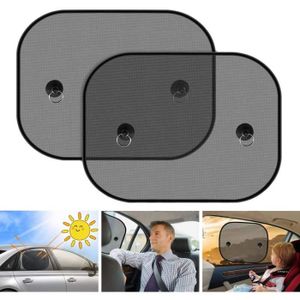 TFY Lot de 2 extensions de pare-soleil pour pare-soleil de voiture et pare-soleil anti-/éblouissement Noir
