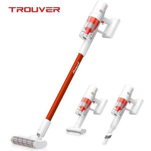 Silencieux et Ultral/éger Aspirateur Balai sans Fil sans Sac 2 en 1 Aspirateur Puissant 9000Pa 2 Vitesses Multifonction pour Maison Voiture 20-40 Min