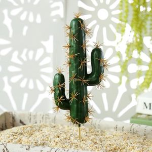 FLEUR ARTIFICIELLE Décoration florale,Cactus artificiel en plastique, succulente plante en Pot, sans Pot, Simulation écologique, décoration - Type 18