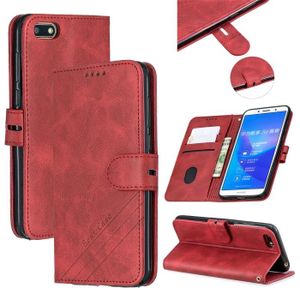 Chat ChoosEU Coque Huawei Y5 Cuir avec Silicone Souple Etui Portefeuille Antichoc Étui à Rabat et Folio Motif Ultra Fine Fonction Support Housse de Protection 2018 
