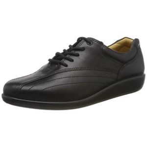 Cuir Hommes Fit Large Tactile Fasten Chaussures