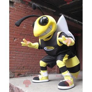 DÉGUISEMENT - PANOPLIE Mascotte d'abeille de guêpe jaune et noire - Costu