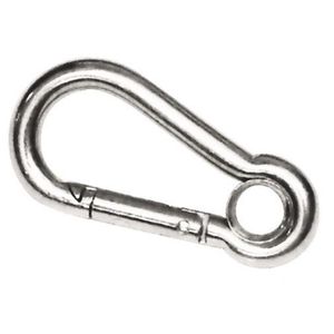 Mousqueton pompe Vendu par 10 il rond 1//2-72 mm x 13 mm