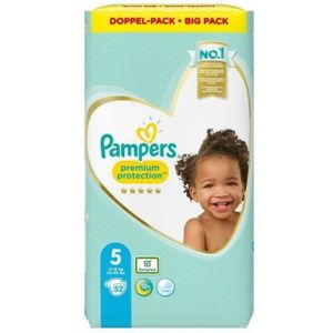 COUCHE Pampers Premium Protection Taille 5 Junior 11-16kg 52 Couches