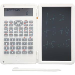 CALCULATRICE Calculatrice Scientifique Avec Tablette D'Écriture, Calculatrice De Bureau À Chiffres 10 + 2 Bits Avec Bloc-Notes 6 Pouces, É[W1042]