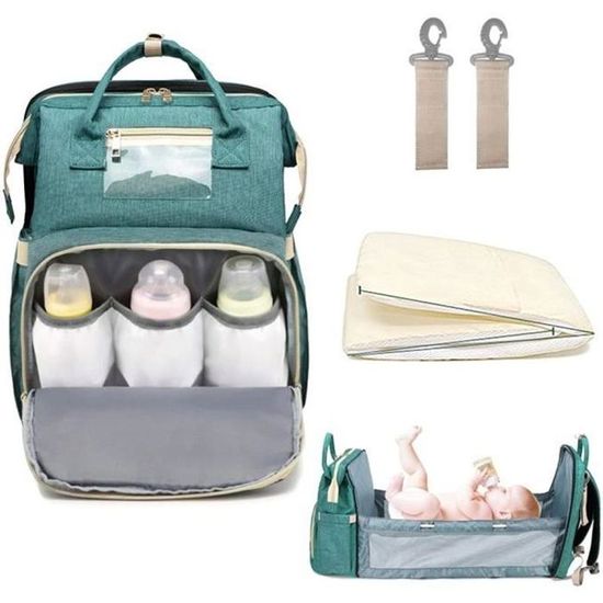 Sac à Langer Portable Hamur Home - Table à Langer Pliable 3 En 1 Avec Matelas Et Organisateur (35x70 Cm) - Idéal Voyages Et Sorties - 11
