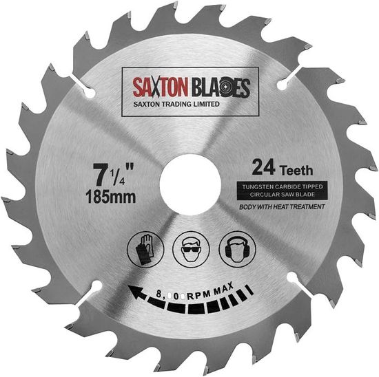 Lame De Scie Circulaire 185 Mm - 40 Dents, Alésage 20-16 Mm, Pour Coupe Bois - 3