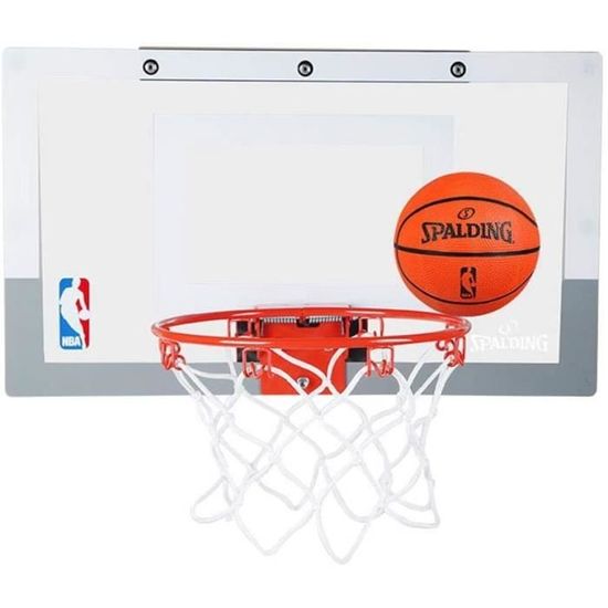 Panier De Basket Mural SPORTNOW - Panneau Incassable 110x75 Cm, Cerceau à Ressort, Filet Indéchirable, Pour Intérieur/extérieur - 2