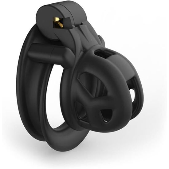 Cage De Chasteté NANO 4 Anneaux Cobra - Dispositif De Soumission Pour Pénis, ABS Hypoallergénique, Taille Réglable