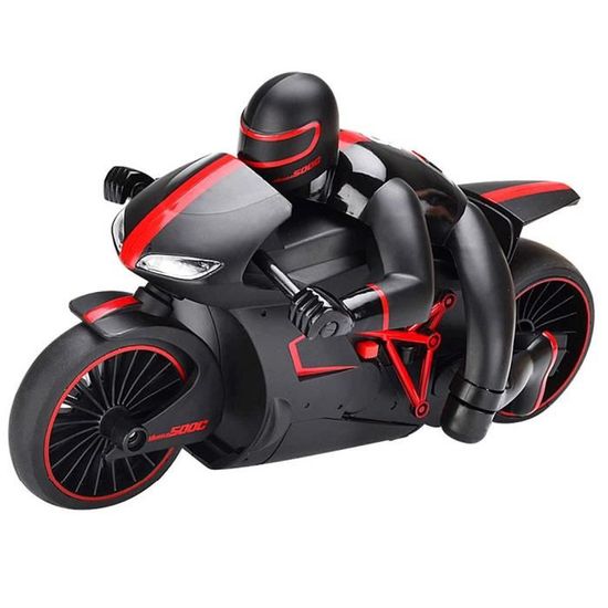 Moto Télécommandée - ZGEER - Racer Rouge - Vitesse 20KM/H - Rechargeable USB