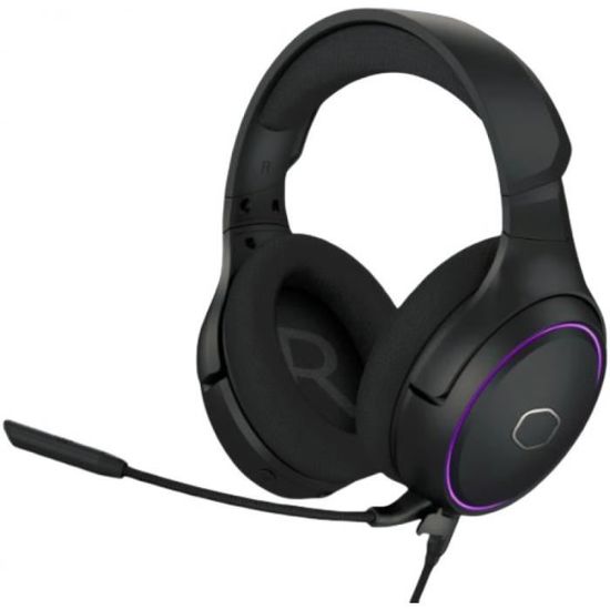Casque Gaming RGB Cooler Master MH650 (PC/PS4™/Xbox One/Nintendo™ Switch) Son Virtuel 7.1, USB - Noir