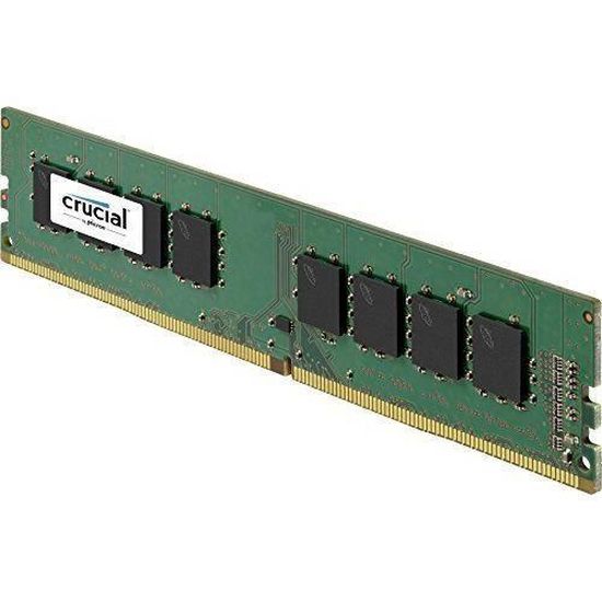 CRUCIAL Module de RAM - 16 Go (2 x 8 Go) - DDR4-2400/PC4-19200 DDR4 SDRAM - CL17 - 1,20 V - Non-ECC - Non bufferisé