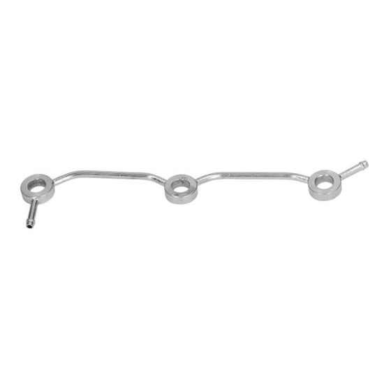 Tuyau De Retour De Fuite D'Injecteur 2 Ports ENVA - Acier Inoxydable, Clapet Anti-Retour - Compatible Volkswagen, Audi 1.6 TDI - Réf. 03L130235AF