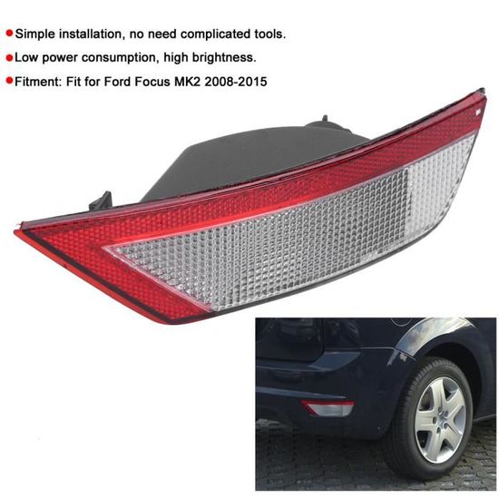 2 Pièces Feu Antibrouillard Arrière Aramox Pour JK 2007-2017 - 12V 6500K IP67 Haute Luminosité