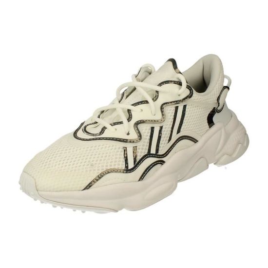 Baskets de running Adidas Originals Ozweego pour hommes Blanc