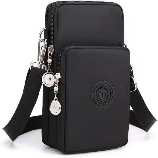 Pochette Bandoulière Pour Téléphone Portable – Petit Sac Crossbody Pour Femme – Polyester – Multi-Usages Quotidien