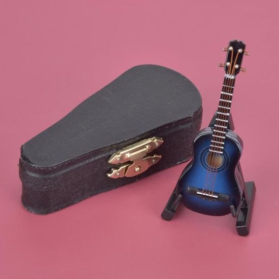Odoria 5 Mini Instruments De Musique 1/12 – Saxophone, Trompette, Trombone, Tambour, Clairon – Pour Maison De Poupée