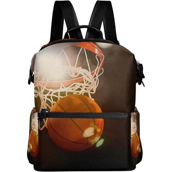 2 Pièces Sac à Dos De Basket-Ball, Sac En Filet, Sac Ballon