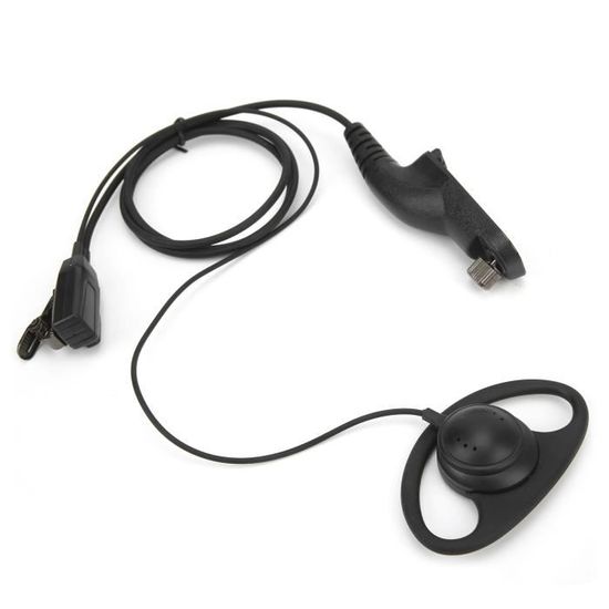 Oreillette Radio En G Pour Talkie-Walkie Midland (2 Broches) - Micro Avec PTT, Réduction De Bruit - Compatible G7, G9, XT30, Alan42, Etc. - Lot De 2