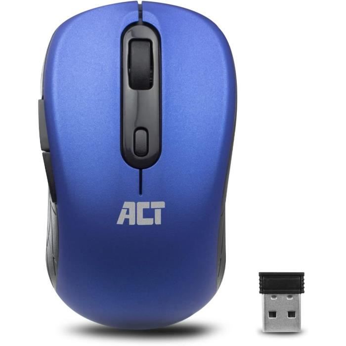 Mini souris sans fil - Bluetooth 2.4 - pour PC portable + dongle