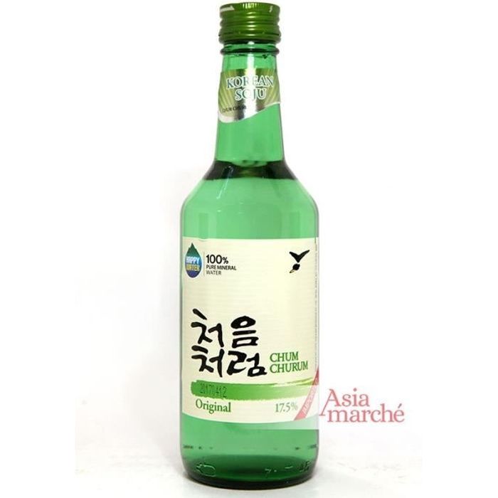 Alcool de riz Soju Coréen 36cl (19,9°)