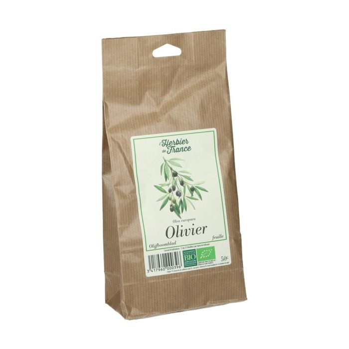 Olivier feuilles sachet 50gr - Herbier de France