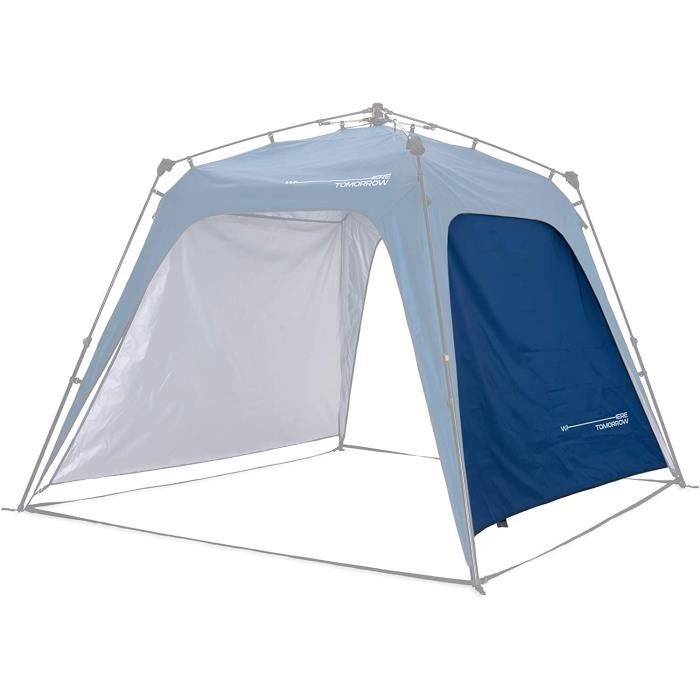 Lumaland x Where Tomorrow Panneau Latéral Additionnel pour Tonnelle de Jardin – Montage Facile – Forte Protection Intempérie – Noir