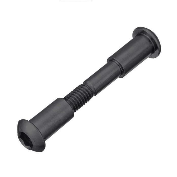 Boulon de Charnière Vis de Blocage en Acier pour Xiaomi Mijia M365 Trottinette Électrique - Pièces de Électrique Scooter (Noir)