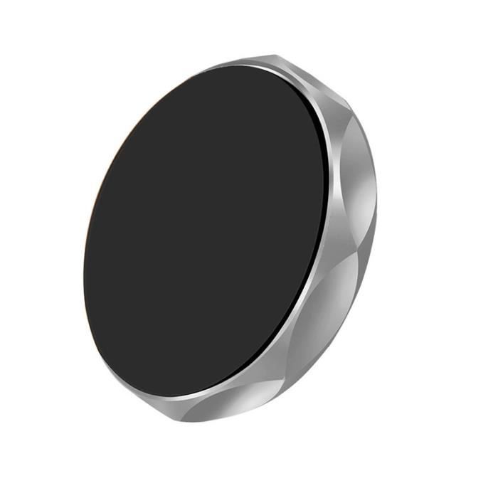 Support magnétique Support voiture Support pour téléphone pour Xiaomi Redmi Note 8 Pro Support de téléphone - Type Argent