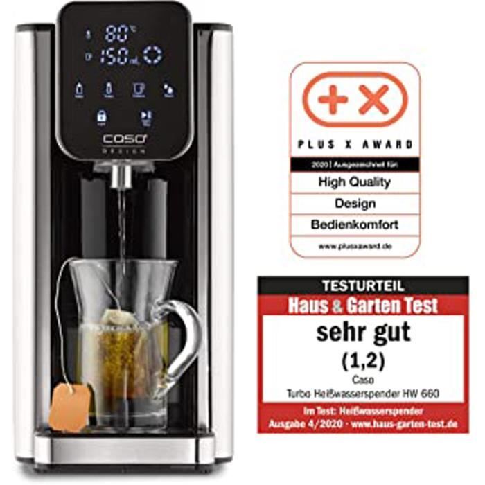 Turbo Hw660 Distributeur D'Eau Chaude 2600 W 40-100 °C 100-400 Ml D'Eau Chaude En Quelques Secondes Efficace Et Économe En Énergie