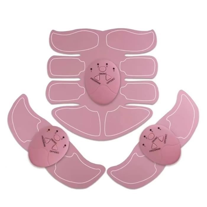 CEINTURE D'ELECTROSTIMULATION,Appareil de musculation appareil de musculation abdominale appareil de musculation - Type Rose #A