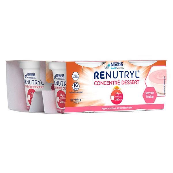 Renutryl Concentré Dessert Fraise 4 x 140g