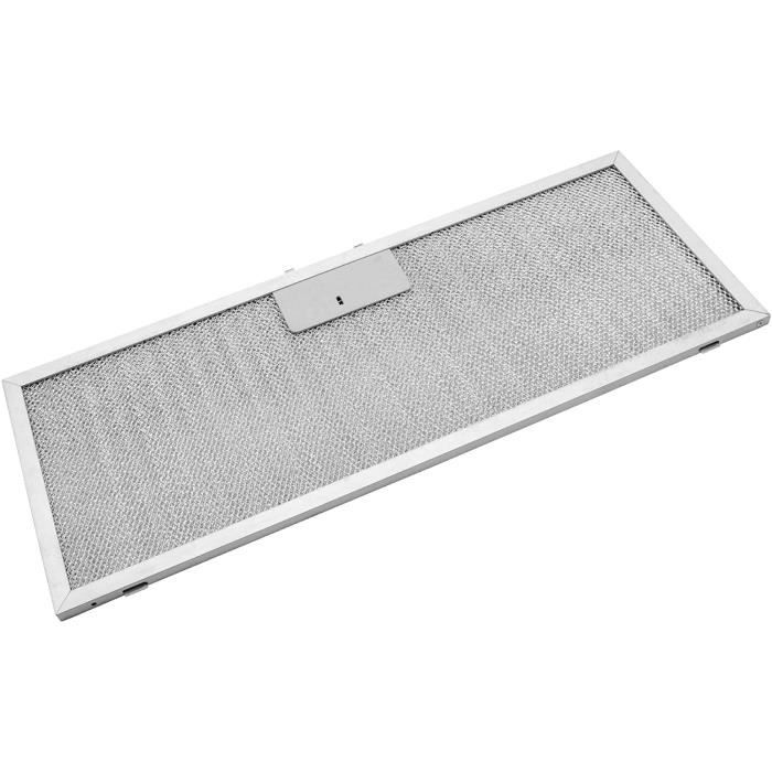 vhbw Filtrepermanent filtre à graisse métallique 45,9 x 17,7 x 0,85 cm convient pour Whirlpool AKR 650, AKR 769, AKR 770, AKR 7 A303