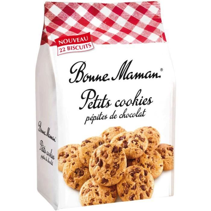 BONNE MAMAN Petits cookies pépites de chocolat - 250 g