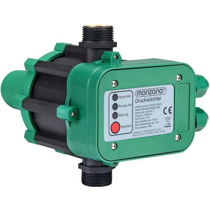 Pressostat 10bar sans câble Monzana Pression pompe