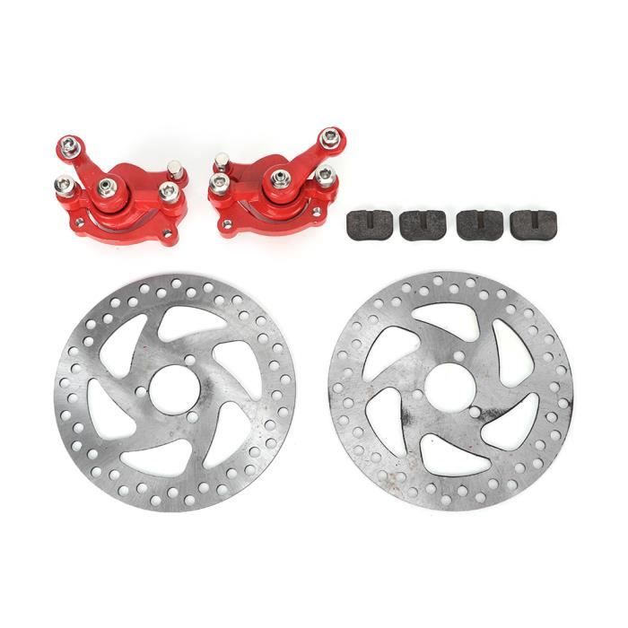Dioche plaquette de frein Jeu de plaquettes d'étrier de frein à disque arrière à gaz de 140 mm pour Scooter électrique ATV 49CC