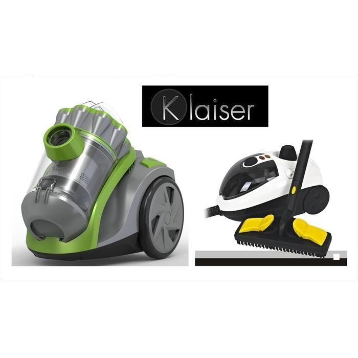 Pack Klaiser Aspirateur Sans Sac Extractor Compact 1600W