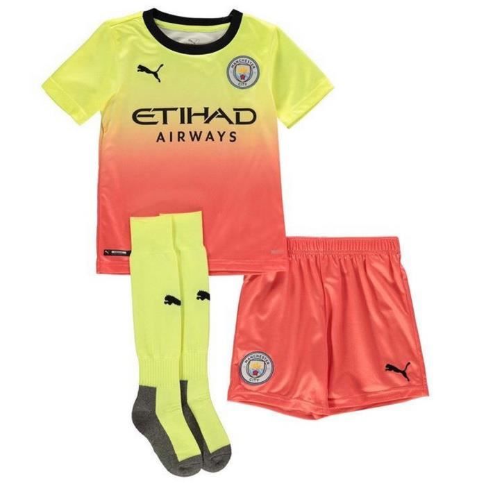 Mini-Kit Officiel Enfant Puma Manchester City Third Saison 2019-2020