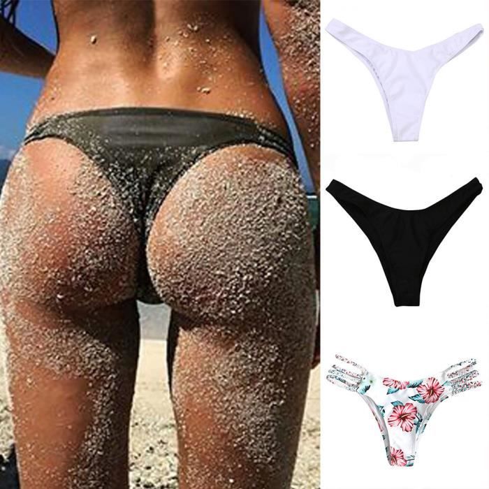 3PC Femmes Bas Sexy Maillot De Bain Bikini Maillots De Bain Cheeky Thong V Maillots De Bain ZSS200113421S_365