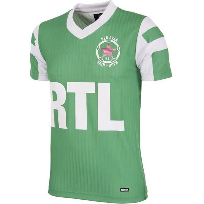 Maillot Red Star F.C 1991-92 Retro - vert/blanc - L