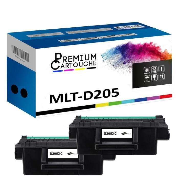 Toner MLT-D205E Noir X2 Compatible pour Samsung ML-3710 ML-3710 D ML-3710 DW ML-3710 N ML-3710 ND ML-3710 Series ML-3712 DW ML-3712