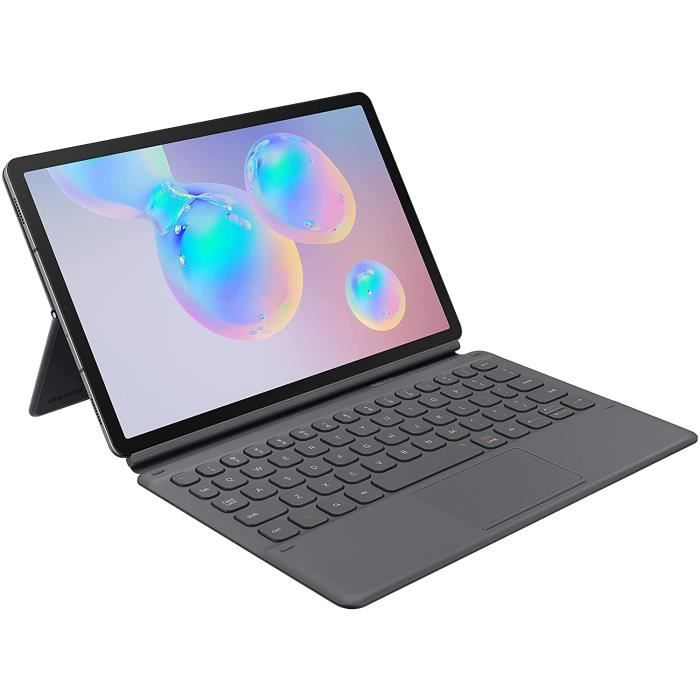 Étui clavier officiel Samsung Book Type pour Galaxy Tab S6 Gris