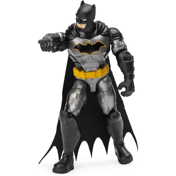 Figurine tactique Batman Rebirth 4 pouces avec 3 accessoires Mystery