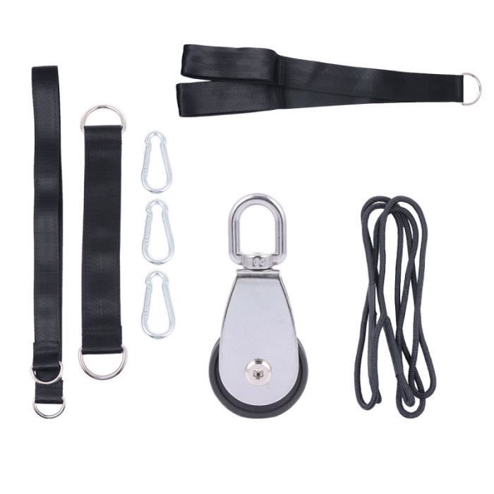 1 ensemble système de câble de poulie corde triceps bricolage de de chargement pour gymnase à domicile BARRE - HALTERE - POIDS