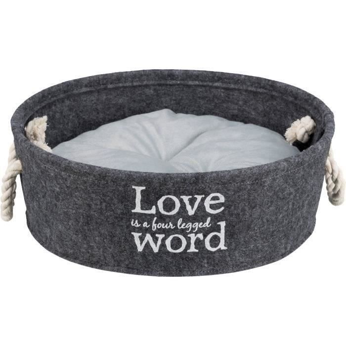 TRIXIE Lit Lian - Ø45cm - Gris - Pour chien
