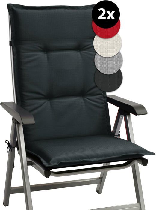 Beautissu Coussins De Jardin De Chaise Loft NL Nature Set De 6-100x50x6cm – Coussin Exterieur Jardin épais & Confortable – Coussin Dossier Bas